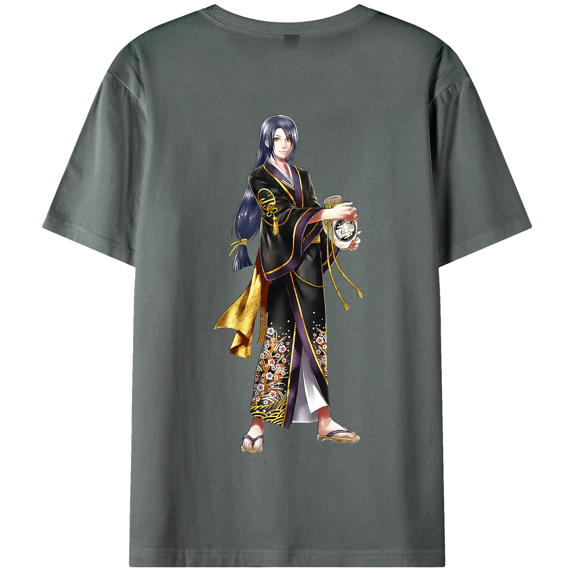 （画像用） 刀剣乱舞 Touken Ranbu 綿100％半袖Tシャツ（背面プリント）